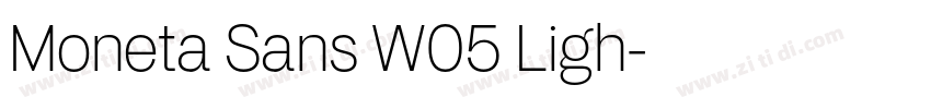 Moneta Sans W05 Ligh字体转换